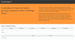 Desktop Screenshot of cambridge50.com